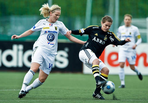 Lisa Dahlqvist, Umeå och Hanna Folkesson, AIK