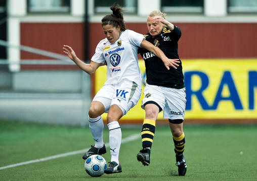 Madelaine Edlund, Umeå och Sofia Simonsson, AIK