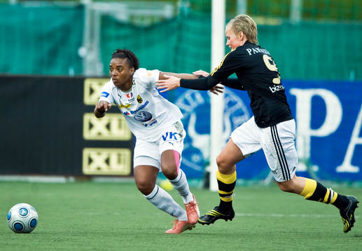 Elaine Moura, Umeå och Annica Sjölund, AIK