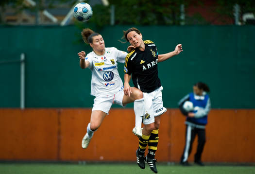 Ramona Bachmann, Umeå och Frida Höglund, AIK