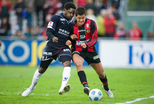 Adama Tambura, Helsingborg och Mauricio Albornoz,