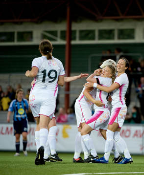 Frida Nordin, Ldb gjorde 2-0, Jubel i Ldb