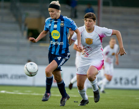 Linda Forsberg, Ldb och Gudrun Soley Gunnarsdottir,