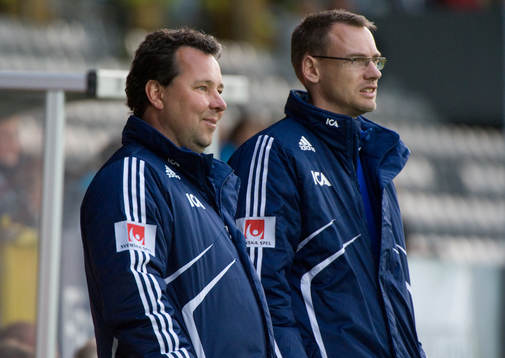 Stefan Rehn och Jonas Olsson, tränare, Göteborg