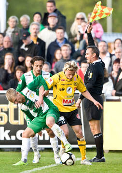 Louay Chanko och Emil Johansson, Hammarby, Adam Berner,