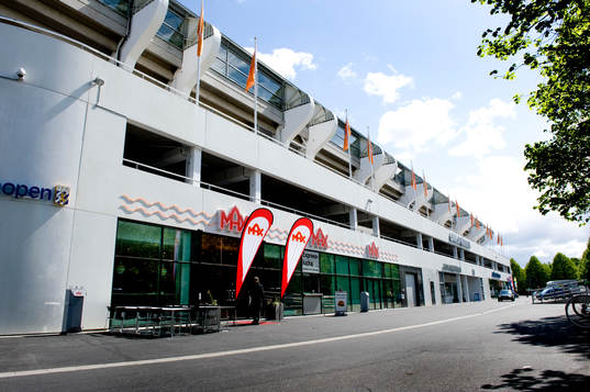 Fotboll, Gamla Ullevi, exteriör, MAX Hamburgare, snabbmat,