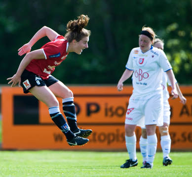 1-1, Antonia Göransson, Kristianstad, jubel, överlycklig.
