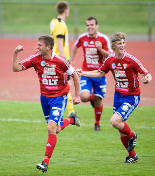 0-2, Pierre Nilsson, Karlskrona, jubel
