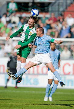 Simon Helg, Hammarby och Daniel Andersson, Malmö FF