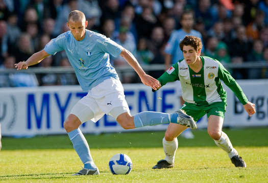Robert Åhman Persson, Malmö FF och Carlos Gaete, Hammarby