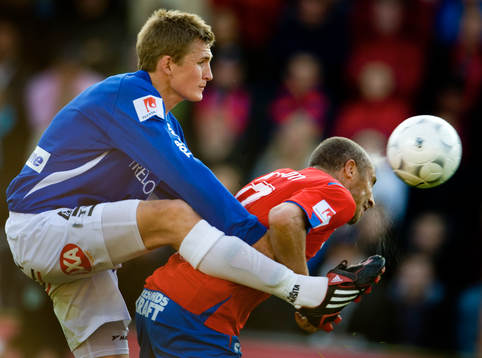 Henrik Larsson, Helsingborg och Peter Abelsson, Trelleborg