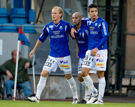 Magnus Andersson, Max Fuxberg och Fisnik Shala, Trelleborg