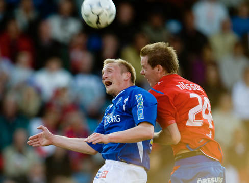 Marcus Nilsson, Helsingborg och Fredrik Jensen, Trelleborg