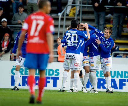 Fisnik Shala, Trelleborg gjorde 2-2. Jubel