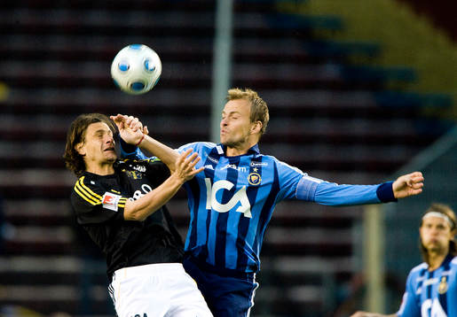 Iván Obolo, AIK och Markus Johannesson, Djurgården