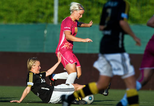 Annica Sjölund, AIK och Nilla Fischer, LdB Malmö