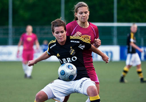 Hanna Folkesson, AIK och Pavlina Scasná, LdB Malmö