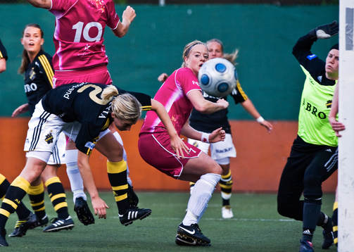Dora Stefansdottir, LdB Malmö gjorde segermålet 1-2