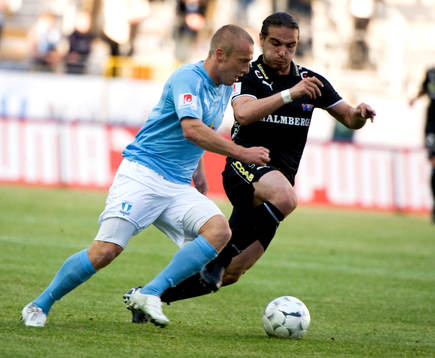 Daniel Larsson, Malmö och Nordin Gerzic, örebro