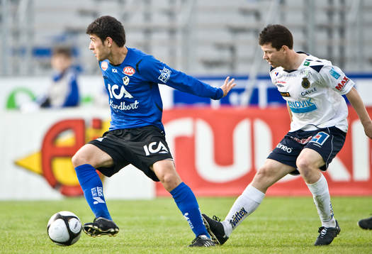 Anel Raskaj, Halmstad och Jonas Lantto, Gefle