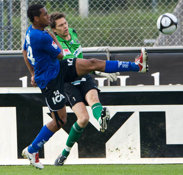 Anselmo och Mattias Hugosson, målvakt, Gefle