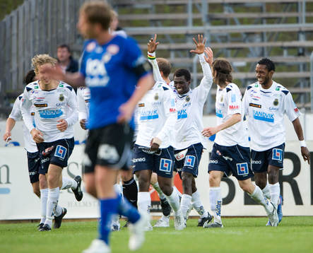 Yussif Chisbah, jubel, Halmstad depp