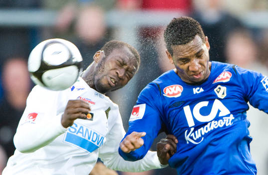 Omar Jawo och Mikael Rosén