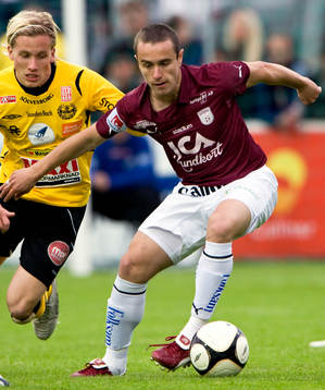 Adam Berner, Mjällby och Julio Mosele, Qviding