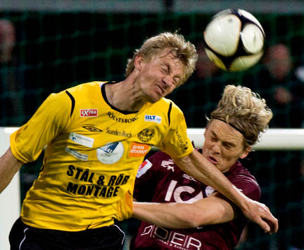 Patrik Rosengren, Mjällby och Fredrik Holmberg, Qviding.