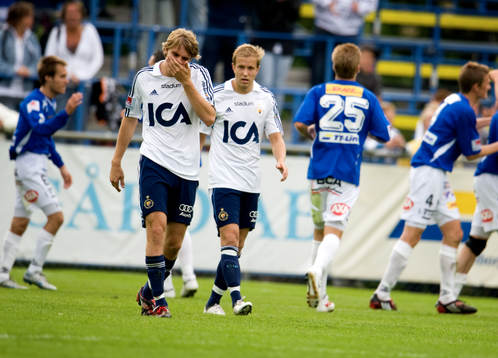Johan Oremo och Petter Gustafsson, Djurgården, depp