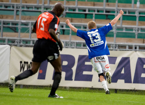Fredrik Jensen, Trelleborg, jubel