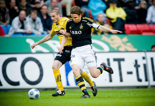 James Keene, Elfsborg,  och Nils-Eric Johansson, AIK