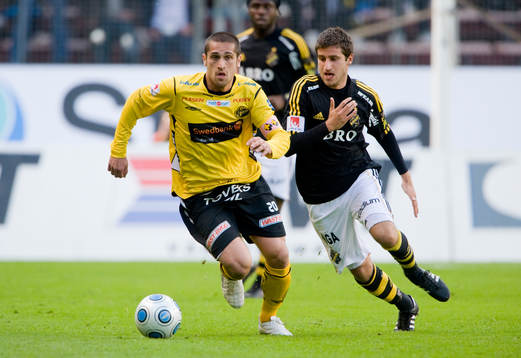 Emir Bajrami, Elfsborg,  och Gabriel Özkan, AIK