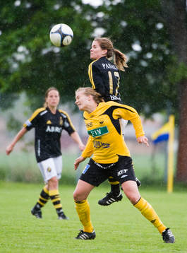 Julia Frank, AIK och Emma Lund, Gamla Uppsala