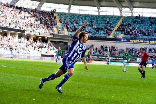Tobias Hysén, IFK Göteborg, jubel