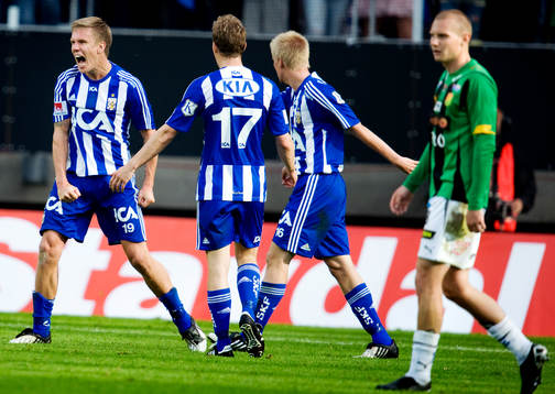 Pontus Wernbloom, IFK Göteborg, jubel, GAIS, depp