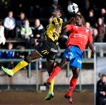 Dominic Chatto, Häcken. Isaac Chansa, Helsingborg