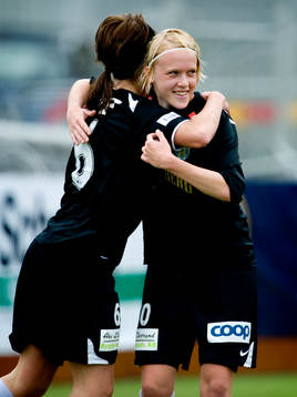 Anna Ahlstrand, Linnea Liljegärd, Göteborg, jubel