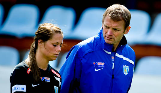 Johanna Almgren, Torbjörn Nilsson, tränare Göteborg