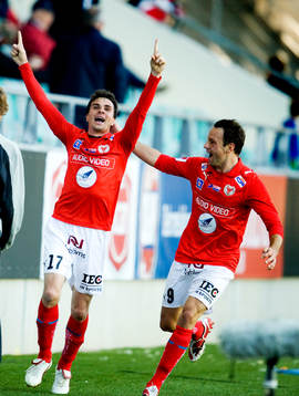 Daniel Mendes, Stefan Larsson,  jubel