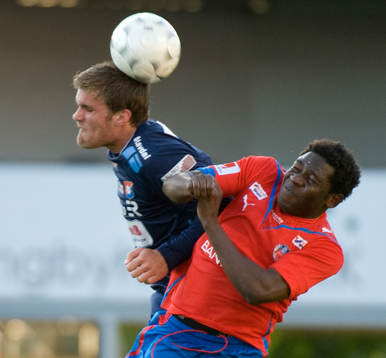 David Leinar och Adama Tambura
