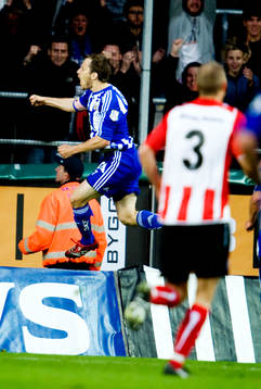 Tobias Hysén, IFK Göteborg, jubel