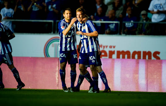Stefan Selakovic, Pontus Wernbloom, IFK Göteborg, jubel
