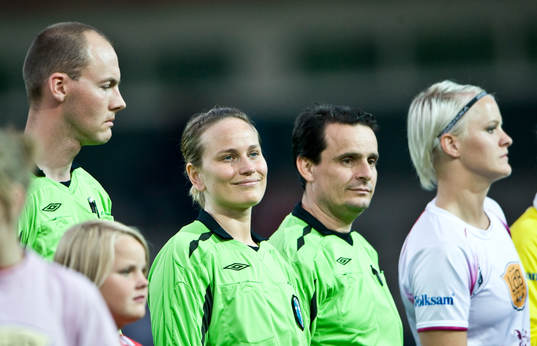 Line up, Linda Johannesson, domare, Nilla Fischer, Ldb