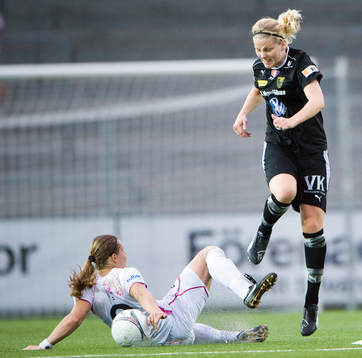 Lisa Dahlkvist, Umeå, har fått ner Pavlina Scasná,