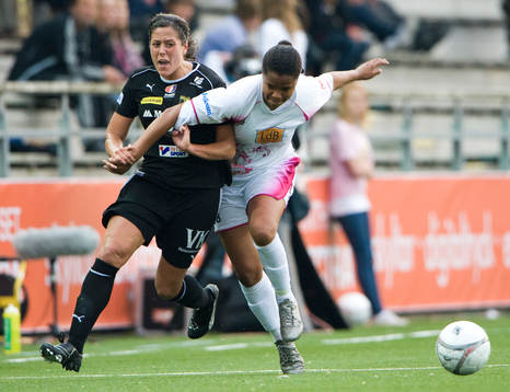 Renata da Costa, Malmö, trycker ut Madelaine Edlund, Umeå