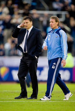 Zoran Lukic och Andreé Jeglertz, tränare