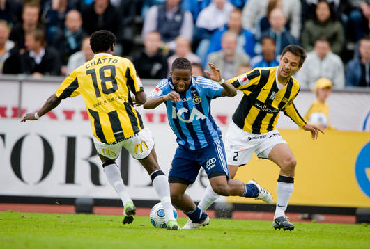 Boyd Mwila, Djurgården mellan Dominic Chatto och Johan
