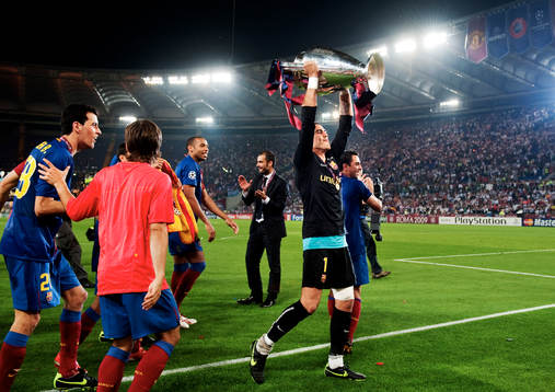 Fotboll, Champions League, final, Barcelona - Manchester