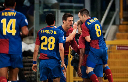 Fotboll, Champions League, final, Barcelona - Manchester